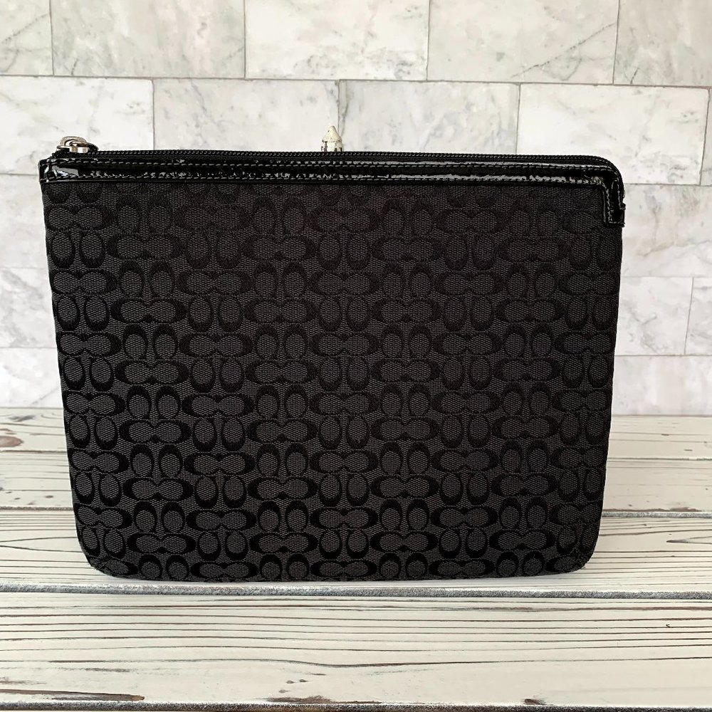 Coach Signature Jacquard Padded Tablet Sleeve
